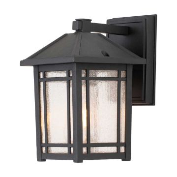 Quoizel Cedar Point QZ-CEDAR-POINT-S-BK Wandlamp 1x60W/E27 IP44