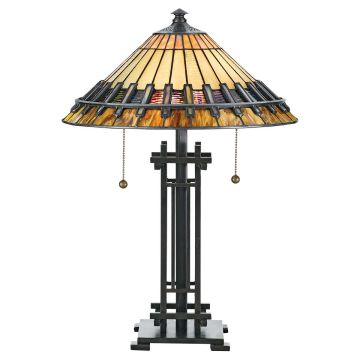 Quoizel CHASTAIN QZ-CHASTAIN-TL Tafellamp 2x60W/E27
