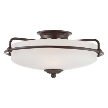 Quoizel Griffin QZ-GRIFFIN-F-PN Plafondlamp 3x60W/E27