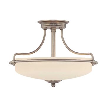 Quoizel GRIFFIN QZ-GRIFFIN-SFS-AN Plafondlamp 3x60W/E27