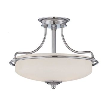 Quoizel GRIFFIN QZ-GRIFFIN-SFS-C Plafondlamp 3x60W/E27