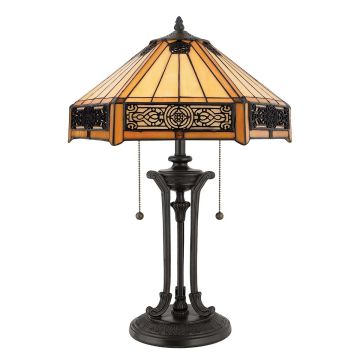 Quoizel INDUS QZ-INDUS-TL Lampe de table 2x60W/E27