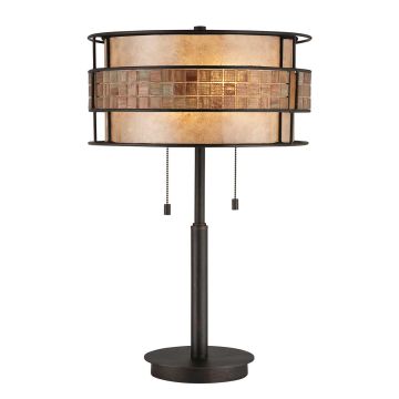 Quoizel LAGUNA QZ-LAGUNA-TL Tafellamp 2x60W/E27