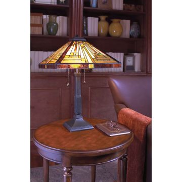 Quoizel STEPHEN QZ-STEPHEN-TL Lampe de table 2x60W/E27