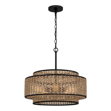 Quoizel Teton QZ-TETON-5P-MBK Suspension lumineuse 5x60W/E27 IP20