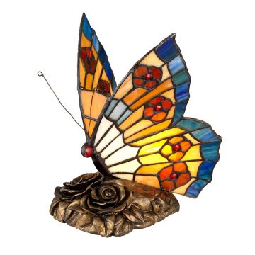 Quoizel TIFFANY ANIMAL QZ-OBUTTERFLY-TL Tafellamp 1x3W/G9 3000K 320LM