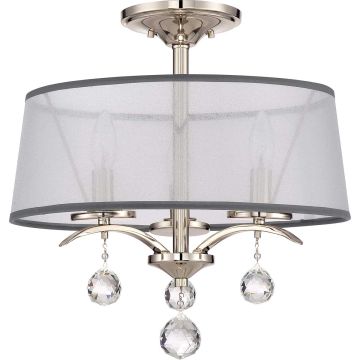 Quoizel WHITNEY QZ-WHITNEY-SF Lampe de plafond 3x40W/E14