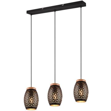 Trio BIDAR R31573080 Hanglamp 3x28w/e27 ip20