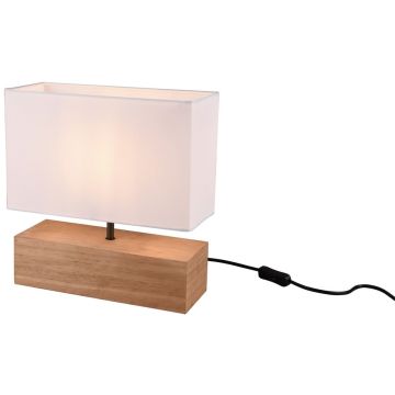 Trio WOODY R50181030 Tafellamp 1x60w/e27 ip20