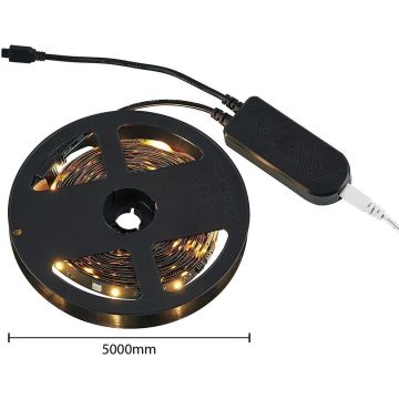 Trio RACER R65555102 LED-strip 1x15w/led 3000k 1250lm ip20