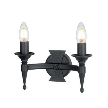 Elstead Lighting SAXON SAX2-BLK Applique murale 2x60W/E14
