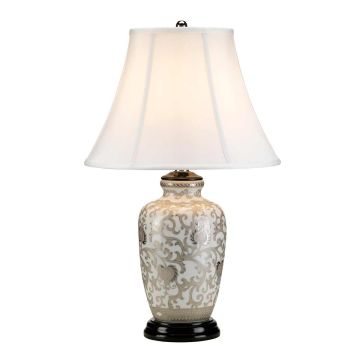 Elstead Lighting SIL THISTLE SILVERTHISTLE-TL Tafellamp 1x60W/E27