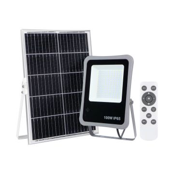 Italux Bares SLR-73142-100W Zonne-energielamp 1x100W/LED 4000K 977lm IP65