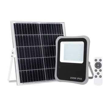 Italux Bares SLR-73142-200W Zonne-energielamp 1x200W/LED 4000K 1670lm IP65