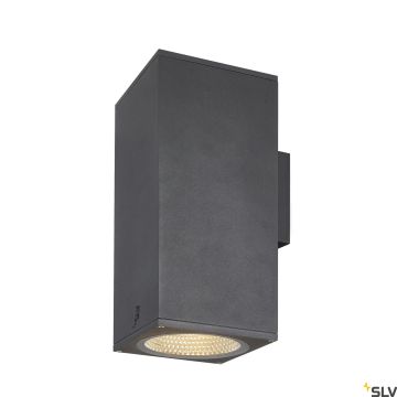 SLV ENOLA SQUARE 1003438 Applique murale 2x55W/LED 3000/4000K 5400/6000LM IP65