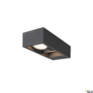 SLV ESKINA 1004748 Wandlamp 2x27W/LED 3000/4000K 2200/2400LM IP65