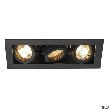 SLV KADUX 115530 Spot encastré 3x50W/GU10 IP20