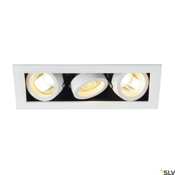 SLV KADUX 115531 Spot encastré 3x50W/GU10 IP20