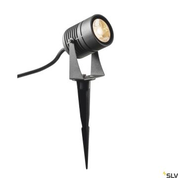 SLV LED SPIKE 1002201 Projecteur de jardin 1x6W/LED 3000K 400LM IP55