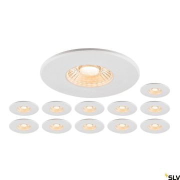 SLV UNIVERSAL DOWNLIGHT 1007272 Spot encastré 1x8W/LED 2700K|3000K|4000K|6500K 560lm|610lm|680lm|640lm ip20_ip65
