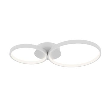 Italux Maver SPL-20452-2-WH Plafondlamp 2x30W/LED 3000K|4000K|6000K 2000lm IP20