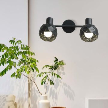 Light Prestige Reus LP-8069/2WS BK Spot 2x40W/E14 IP20
