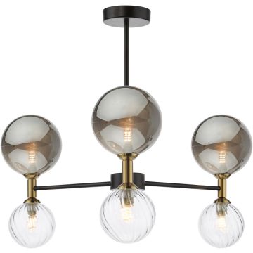 Dar Lighting Takara TAK0654-03-24 Plafondlamp 6x20w/g9 ip20