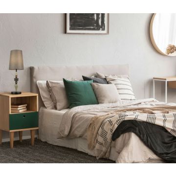 Italux Nerom TB-22374A-BK Tafellamp 1x60W/E27 IP20