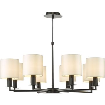 Dar Lighting Tyler TYL0822-LYR2615 Kroonluchter 8x40w/E14