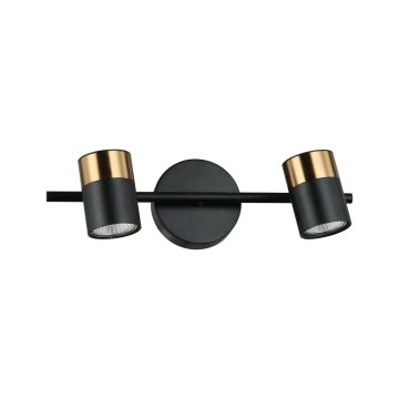 Italux Elice WL-58892-2-BK-BRO Applique murale 2x35W/GU10 IP20