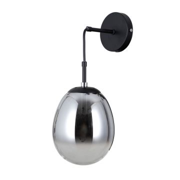 Italux Meolo WL-40825-1-BK Wandlamp 1x40W/E14 IP20