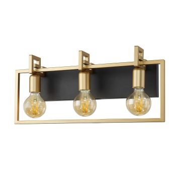 Italux PRIMERO WL-44003-3-BK-GD Wandlamp 3x60W/E27 IP20