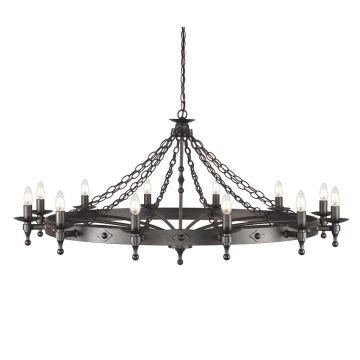 Elstead Lighting WARWICK WR12-GRAPHITE Kroonluchter 12x60W/E14
