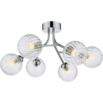 Dar Lighting Yiska YIS6450 Lampe de plafond 6x25w/g9