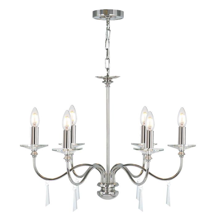 Elstead Lighting-FINSBURY PARK-FP6-POL-NICKEL-ELSFP6-POL-NICKEL