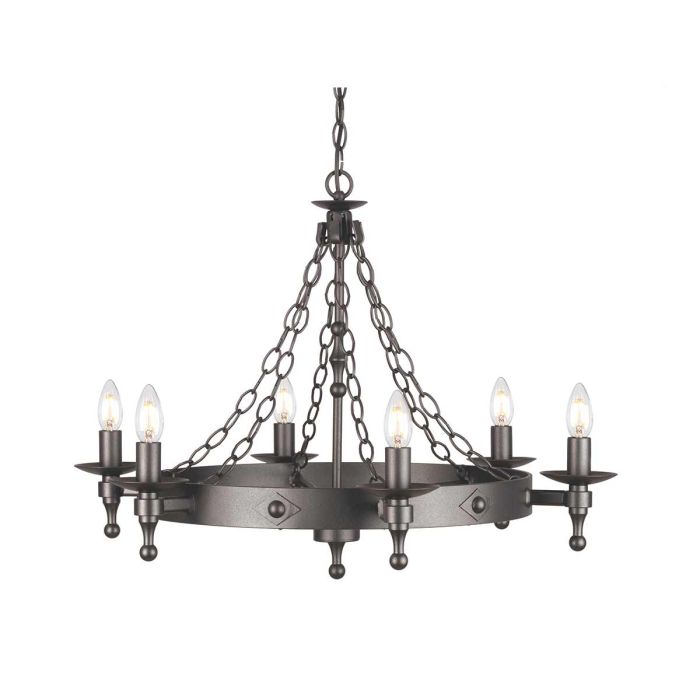 Elstead Lighting-WARWICK-WR6-GRAPHITE-ELSWR6-GRAPHITE